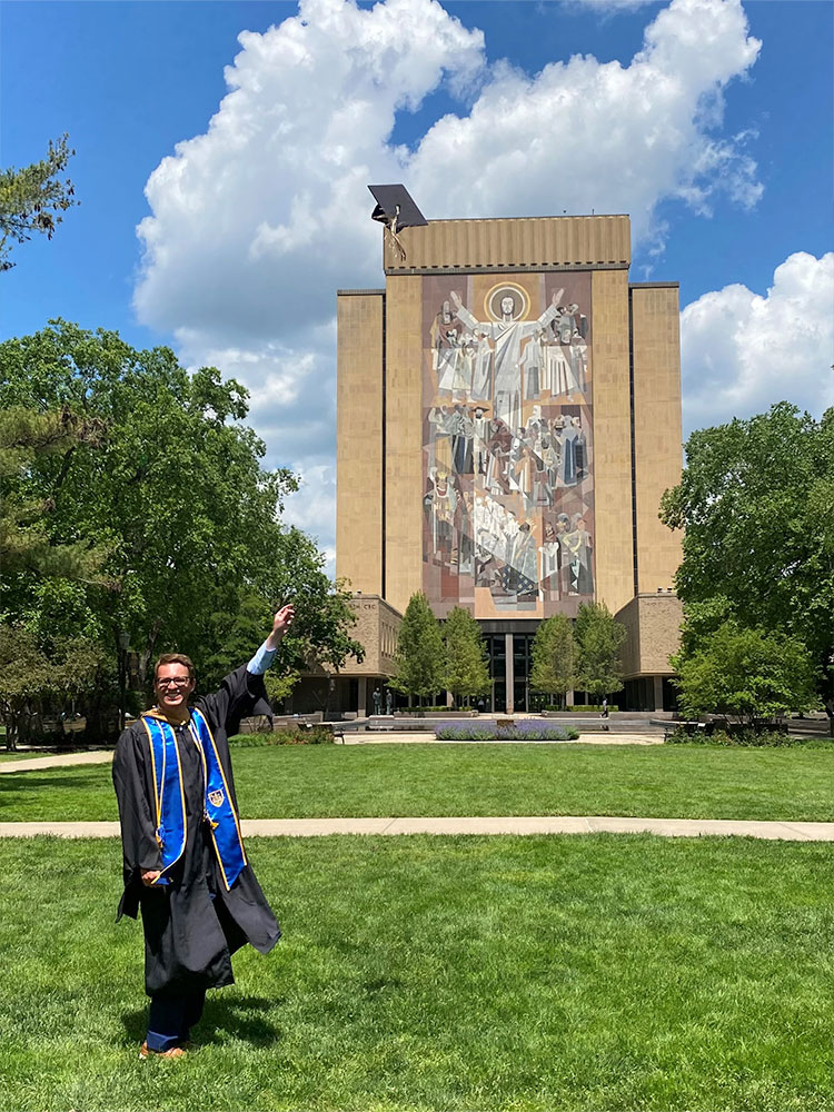 Simon 10 grad cap TD Jesus