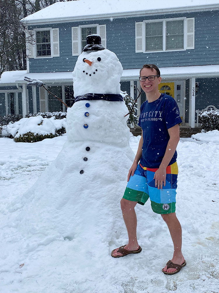 Simon 2 snow man
